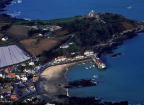 Isole Normanne. Veduta di Rozel, nell'isola di Jersey.De Agostini Picture Library