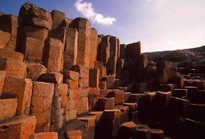 Roccia. Il Giant's Causeway (