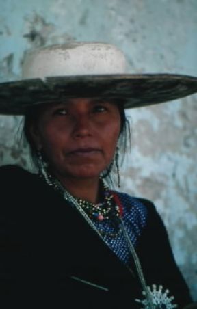 America. Tipo umano andino dell'Ecuador.De Agostini Picture Library/G. SioÃ«n