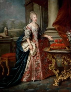 Maria Luisa, di Borbone, granduchessa di Toscana, in un ritratto dell'epoca (Firenze, Galleria d'Arte Moderna).De Agostini Picture Library/G. Nimatallah