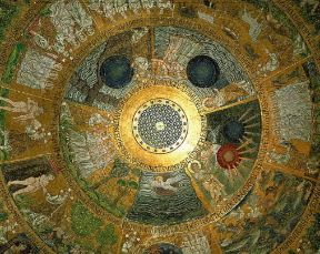 Mosaico. Basilica di S. Marco a Venezia. Creazione e storia di Adamo ed Eva; particolare del mosaico del nartece ovest.De Agostini Picture Library / G. Dagli Orti