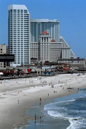 Atlantic City. Veduta del lungomare.De Agostini Picture Library/G. Roli