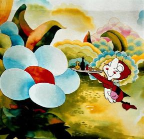 Bruno Bozzetto . Fotogramma da Allegro ma non troppo (1977).De Agostini Picture Library