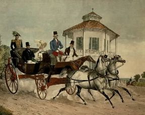 Carrozza tedesca del sec. XVIII (Vienna, Museen der Stadt).De Agostini Picture Library/A. Dagli Orti
