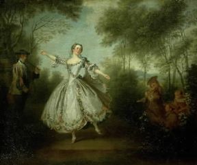 Danza . La ballerina belga Marie Anne de Cupis de Camargo in un dipinto di N. Lancret (Nantes, MusÃ©es des Beaux-Arts).De Agostini Picture Library/G. Dagli Orti