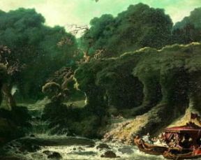 Jean-HonorÃ© Fragonard. Festa a Rambouillet (Lisbona, Fondazione Gulbenkian).De Agostini Picture Library/G. Dagli Orti