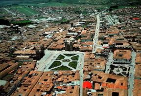PerÃº. Il centro della cittÃ  di Cusco ( o Cusco).De Agostini Picture Library/Pubbliaerfoto