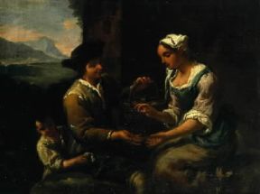 Antonio Amorosi. Mercato ambulante (Bologna, Collezione Molinari-Pradelli).De Agostini Picture Library/A. De Gregorio