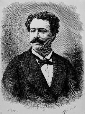 Edmondo De Amicis in un ritratto.De Agostini Picture Library