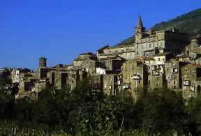 Genazzano. Veduta della cittadina laziale.De Agostini Picture Library/A. De Gregorio