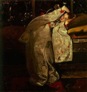George Hendrik Breitner . Giovane giapponese in chimono (1900; Amsterdam, Rijksmuseum).De Agostini Picture Library/G. Dagli Orti