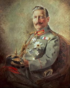 Guglielmo II , imperatore di Germania e re di Prussia (Rovereto, Museo della Guerra).De Agostini Picture Library / A. Dagli Orti