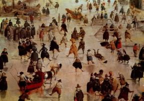 Hendrik van Avercamp. Grande scena d'inverno (Amsterdam, Rijksmuseum).De Agostini Picture Library / M. Carrieri