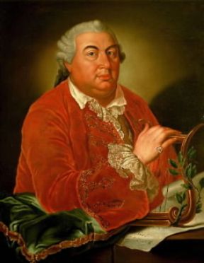 NiccolÃ² Jommelli in un ritratto dell'epoca (Bologna, Civico Museo Bibliografico Musicale).De Agostini Picture Library/A. Dagli Orti