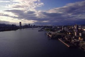 Oregon . Scorcio di Portland, una delle principali cittÃ  dello Stato.De Agostini Picture Library/G. SioÃ«n