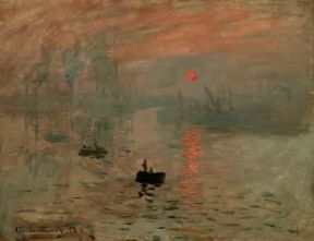 Impressionismo . Impression, soleil levant di C. Monet (1872; Parigi, MusÃ©e Marmottan). Parigi, MusÃ©e Marmottan