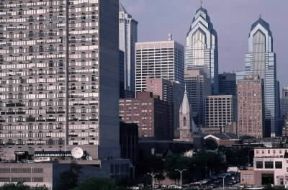 America. Veduta della cittÃ  di Filadelfia.De Agostini Picture Library/G. Mermet