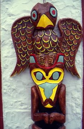 Canada. Totem indiano.De Agostini Picture Library/D. Staquet