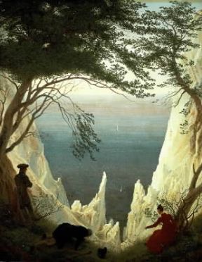 Caspar David Friedrich. Rocce bianche a RÃ¼gen (Winterthur, Collezione Reinhart).Winterthur, Collezione Reinhart
