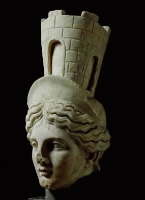 Cibele. Testa marmorea della dea (Siviglia, Museo ArqueolÃ³gico).De Agostini Picture Library!G. Nimatallah