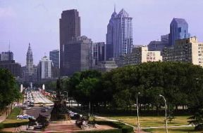 Filadelfia. Veduta della Parkway B. Franklin.De Agostini Picture Library/G. Mermet