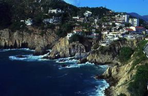 Guerrero. Veduta della costa nei pressi di Acapulco.De Agostini Picture Library / S. Gutierrez