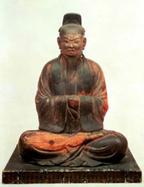 Heian. DivinitÃ  shinto in legno dipinto.De Agostini Picture Library