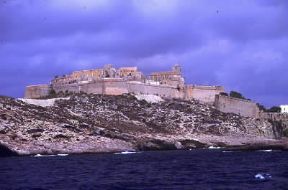 Ibiza. Veduta della fortezza.De Agostini Picture Library / C. Novara