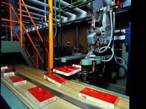 Piemonte. Interno dello stabilimento Ferrero ad Alba.De Agostini Picture Library