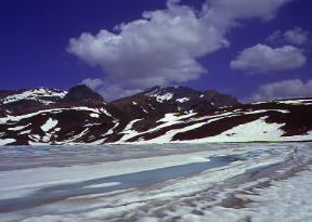 Piemonte. Veduta del lago Rossett.De Agostini Picture Library/R. Nobbio