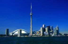 Toronto. Veduta della cittÃ  sulla sponda del lago.De Agostini Picture Library/D. Staquet