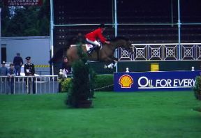 Ippica . Corsa al galoppo su ostacoli fissi.De Agostini Picture Library/G. Wright