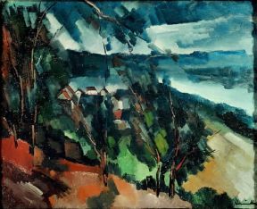 Maurice de Vlaminck. Rive del fiume (Collezione privata).De Agostini Picture Library/G. Dagli Orti