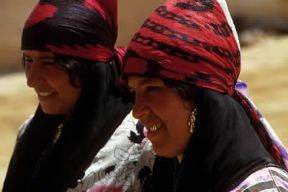 Siria . Drusi di un villaggio situato nei pressi di Hama.De Agostini Picture Library/C. Sappa