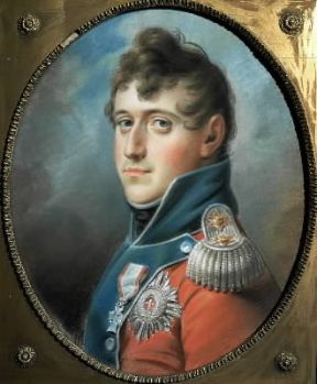 Cristiano VIII in un ritratto di C. Horneman (Copenaghen, Rosenborg Slot).De Agostini Picture Library / A. Dagli Orti