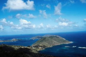 Isole Vergini Britanniche. Veduta dell'isola Virgin Gorda.De Agostini Picture Library/C. Rives