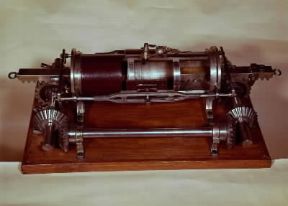 Eugenio Barsanti. Motore a scoppio brevettato nel 1854. De Agostini Picture Library