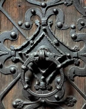 Ferro. Battente proveniente dal portale della Stavkirke di Gudmansdale in Norvegia (sec. XIII; Oslo, Historisk Museum).De Agostini Picture Library/A. Dagli Orti