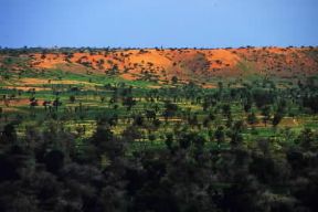 Mali. Veduta della piana dal villaggio di Tireli.De Agostini Picture Library/L. Romano