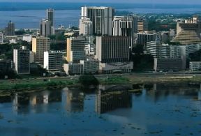 Abidjan. Veduta del quartiere Le Plateau.De Agostini Picture Library/L. Romano