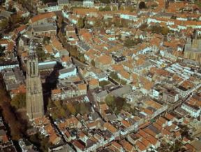 Amersfoort. Veduta aerea della cittÃ .Pubbli Aer Foto