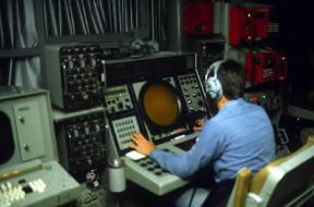 Radar su una nave.De Agostini Picture Library