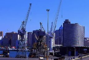 Repubblica Sudafricana. Il porto di Durban, secondo del Paese.De Agostini Picture Library/L. Romano