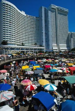 Repubblica Sudafricana. Particolare di un mercato di Durban.De Agostini Picture Library/L. Romano