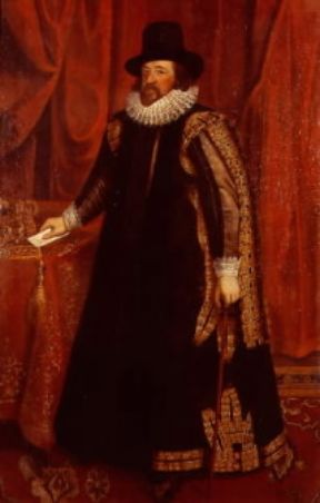 Francesco Bacone. Ritratto dell'illustre filosofo in un ritratto di P. van Somer (Londra, National Portrait Gallery).De Agostini Picture Library