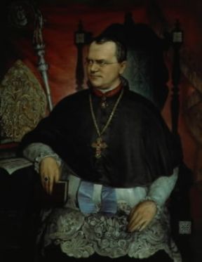 Biologia. Ritratto di Gregor Mendel.De Agostini Picture Library/G. Nimatallah