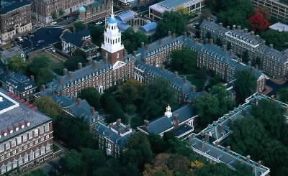 Boston. Veduta aerea di un edificio nel cuore della cittÃ .De Agostini Picture Library/M. Borchi