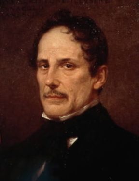 Giuseppe Gioachino Belli. Ritratto del poeta (Roma, Museo del Folklore).De Agostini Picture Library/A. Dagli Orti