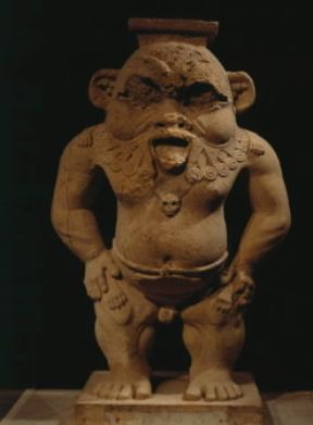 Bes. Il dio Bes raffigurato in una statuetta di terracotta risalente alla XXX dinastia (Parigi, Louvre).De Agostini Picture Library/G. Dagli Orti