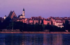 Vistola. Un tratto del fiume a Varsavia.De Agostini Picture Library/G. SioÃ«n